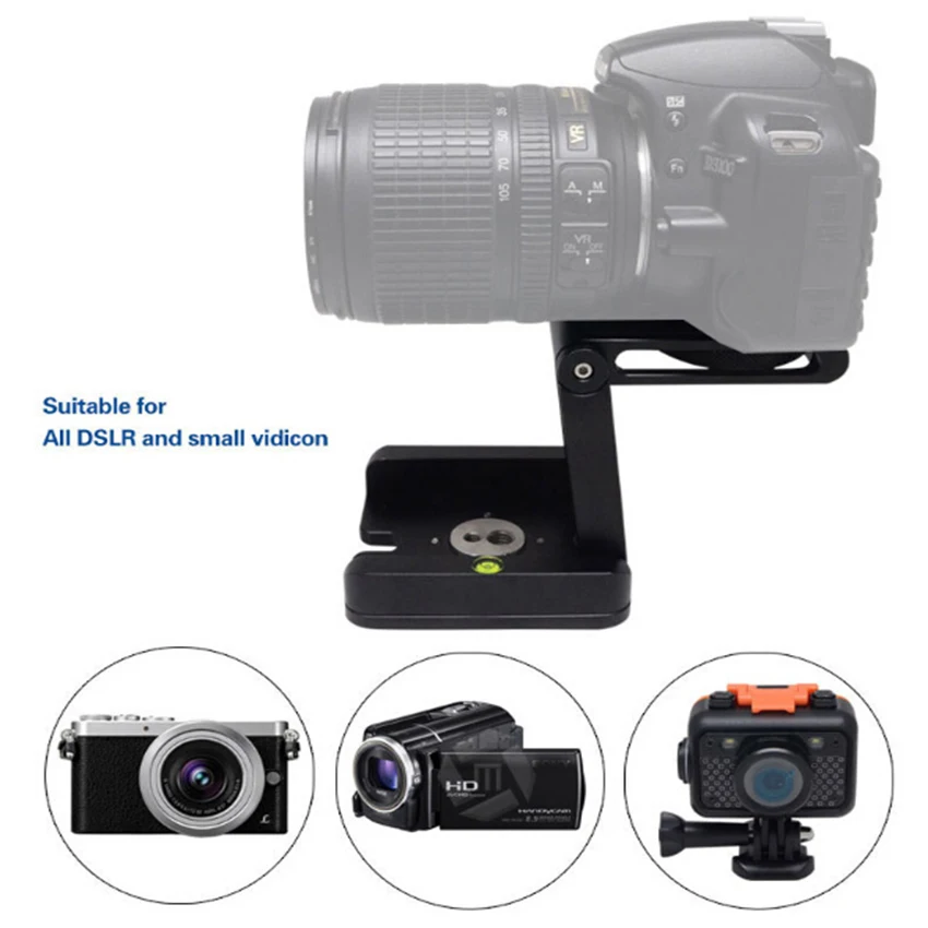 Складной штатив VGEET из алюминиевого сплава пластина быстрого крепления z-образная наклонная головка для камер