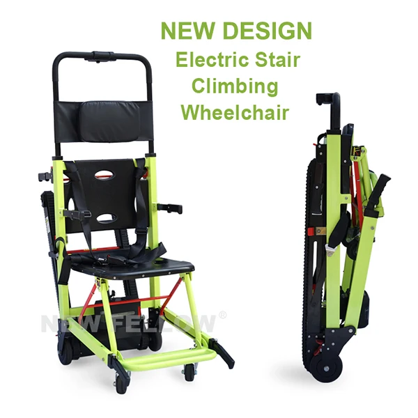 NF-WD02 rescue electric stair climbing wheelchair trolley for ambulance service