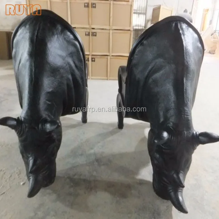 Fiber reinforced leather rhino chair designer furniture for studio show office decor seat customized for any color