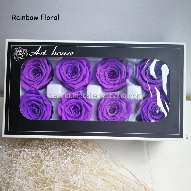 A grade preserved rose 4-5cm fresh and natural stabilized eternal rose flower on sale