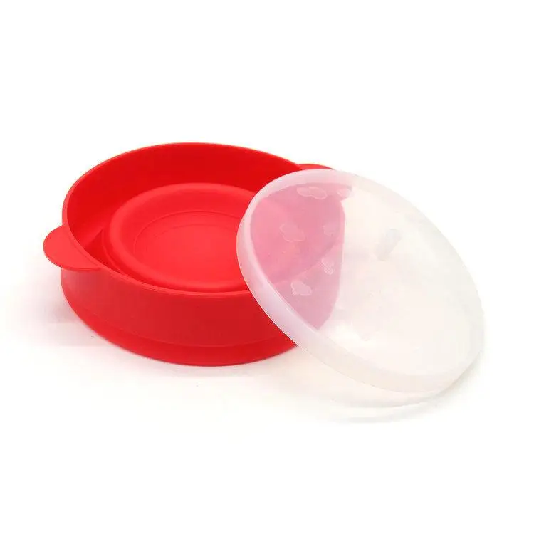 Silicone popcorn microwave popper air popcorn maker popcorn bowl with lid