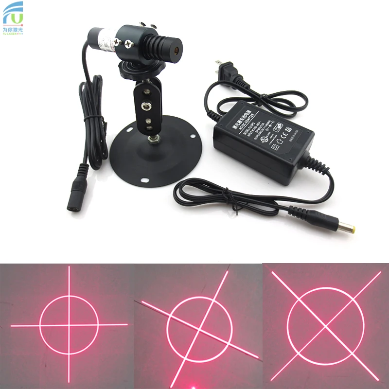 FU650SZYQ100-GD16 <1mW Diffractive optical (DOE) Viewfinder (Circle + Cross) pattern doe pattern laser
