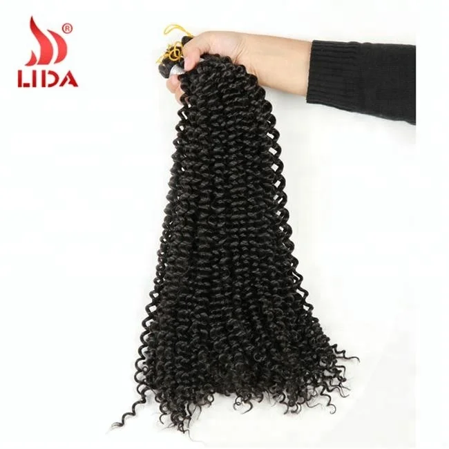 
kinky curly Bohemian Crochet hook kanekalon fiber braiding 