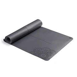 Роскошный Противоскользящий экологически чистый полиуретановый натуральный резиновый коврик для йоги BSCI factory с индивидуальным принтом