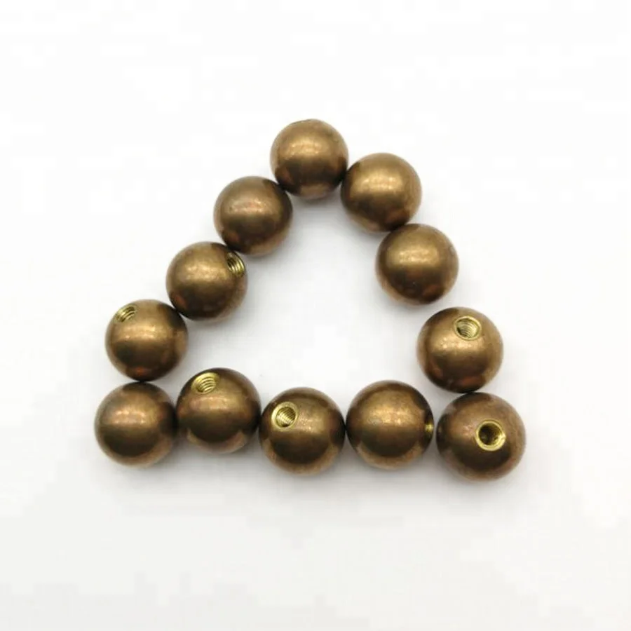 Шарик из нержавеющей стали 30 мм с резьбовым отверстием для железной кровати