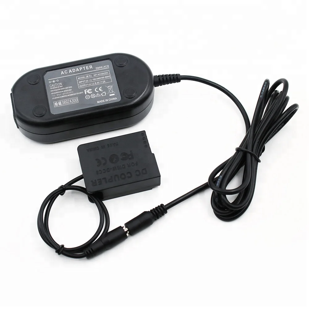 Camera Ac Adapter DMW-DCC8(DMW-AC8 +DCC8 dc coupler ) for Panasonic Lumix DMC-GH2 GH2H