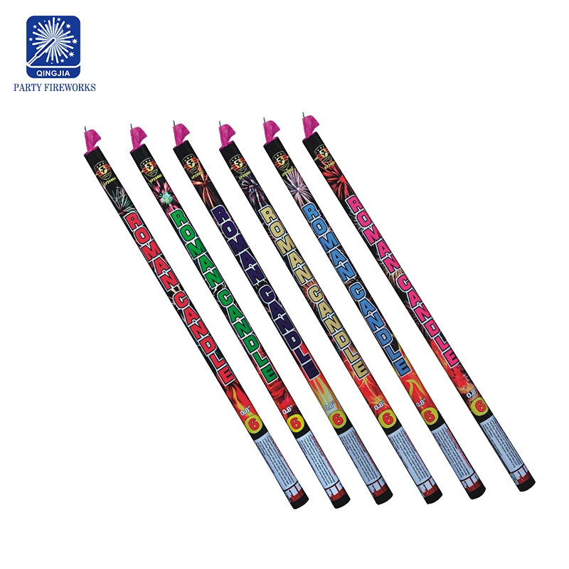 SP2106 1 inch 6 shots fireworks roman candle factory