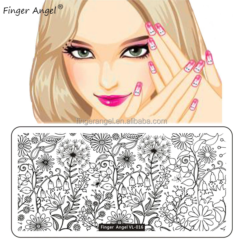 
6*12 CM DIY Nail Art Stamping Nail Art Plate 