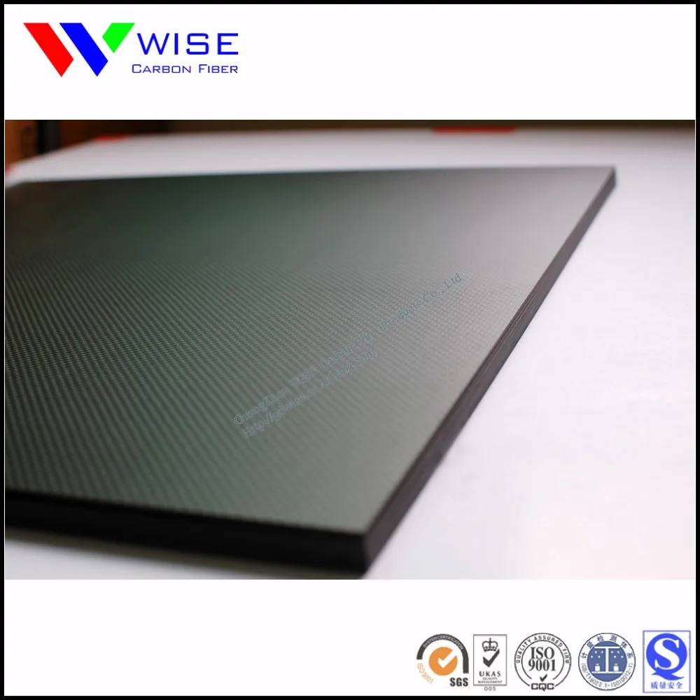 Высококачественный 3K Toray простой саржевый лист из углеродного волокна с глянцевой или матовой поверхностью