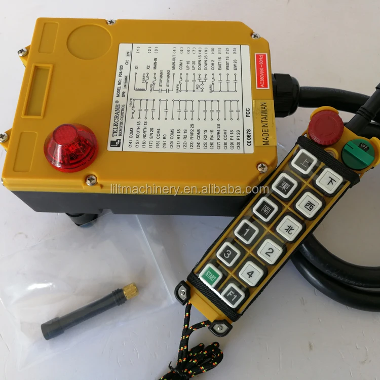Safety Good quality Telecontrol F21-14S single speed hoist crane lift industrial wireless remote control