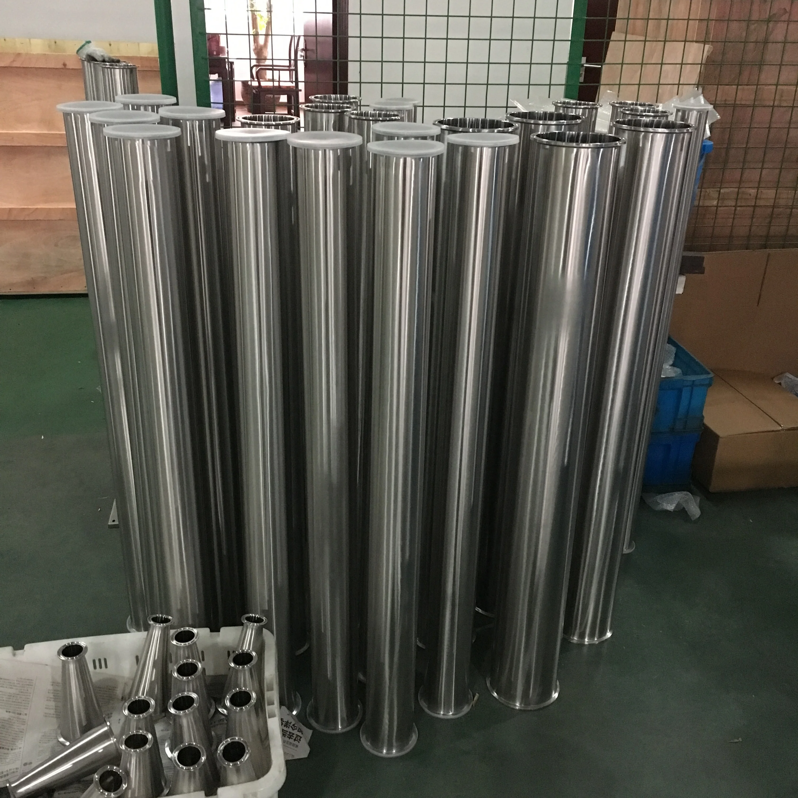 Stainless Steel Extractor Tri Clamp Columns use for falling film