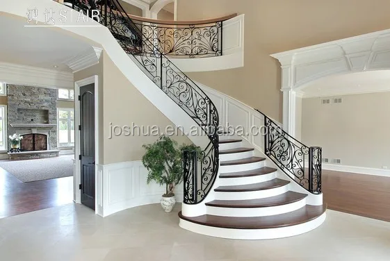 
indoor solid wood staircase designs 