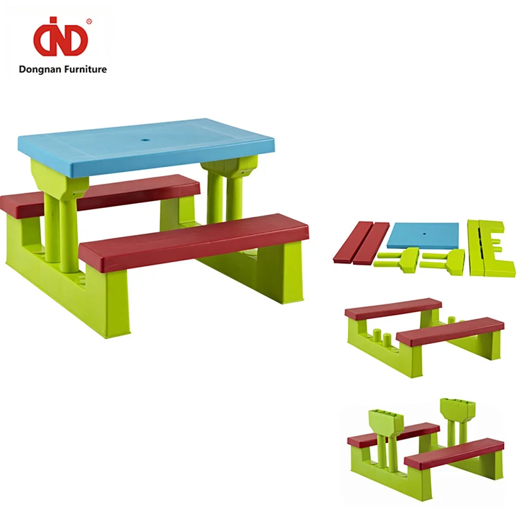 
Wholesale High Quality Waterproof Preschool Furniture Outdoor Children School Chair And Table 
