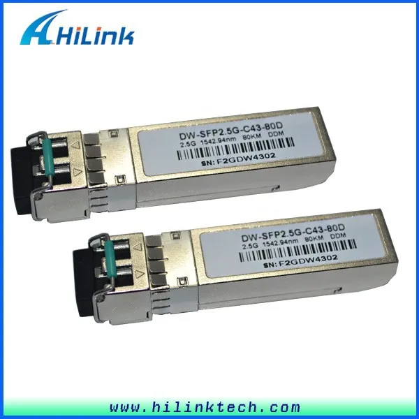 2.5g dwdm 80km трансиверов sfp модуль