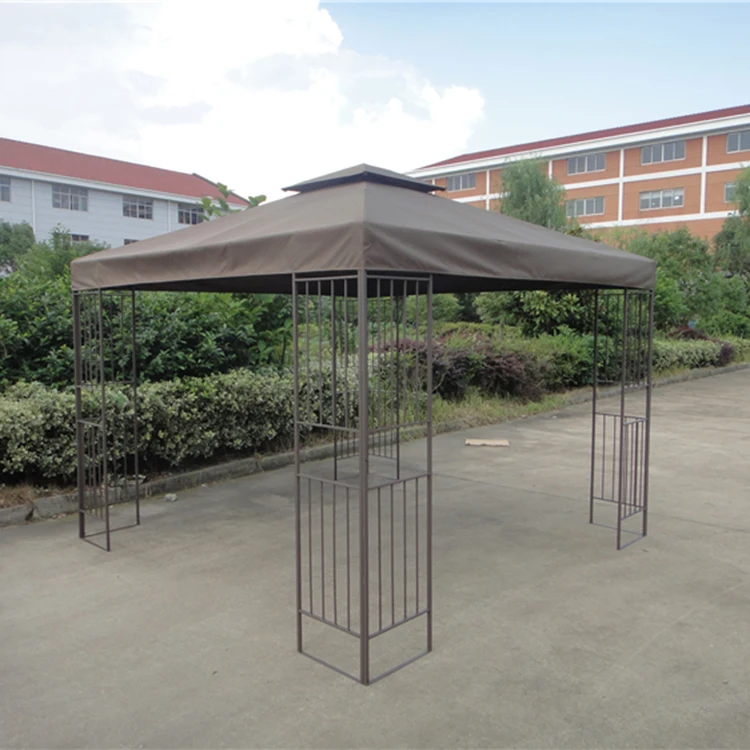 Metal Top Hot Sale Decorative Forged Seal Heat Transfer Gazebo