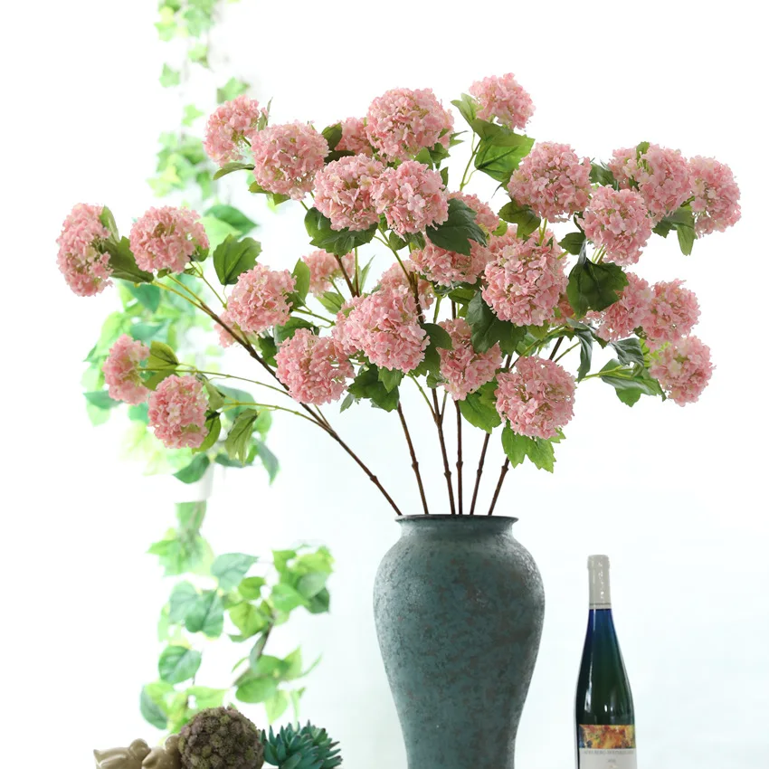 Wholesale real touch artificial hydrangea for home decoration