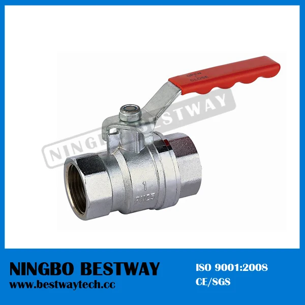 Factory wholesale Long Handle FNPT x FNPT 1 Inch Italy Brass Ball Valve