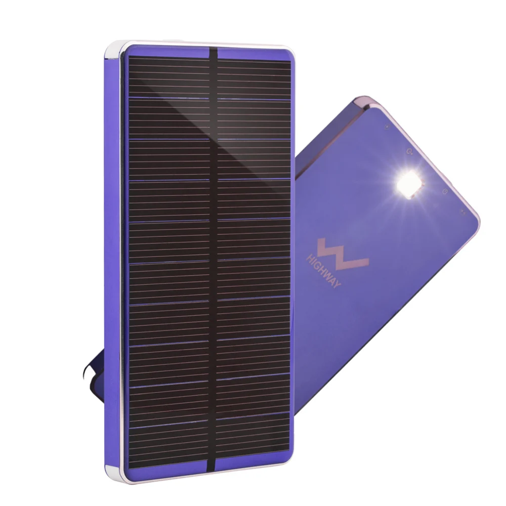 Solar Power Bank Dual USB 10000mAh Power Bank Solar Mobile Phone Charger Solar Cargador For Phone