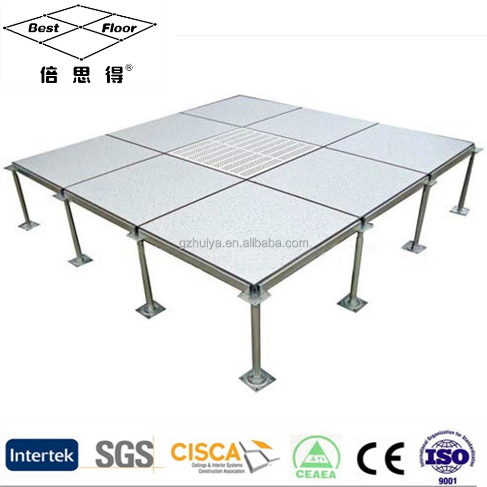 
HPL Cementitious Infill Steel access raised floor false floor price 