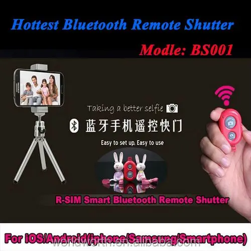 
Popular Wireless Camera 3.0 Bluetooth Remote Shutter 