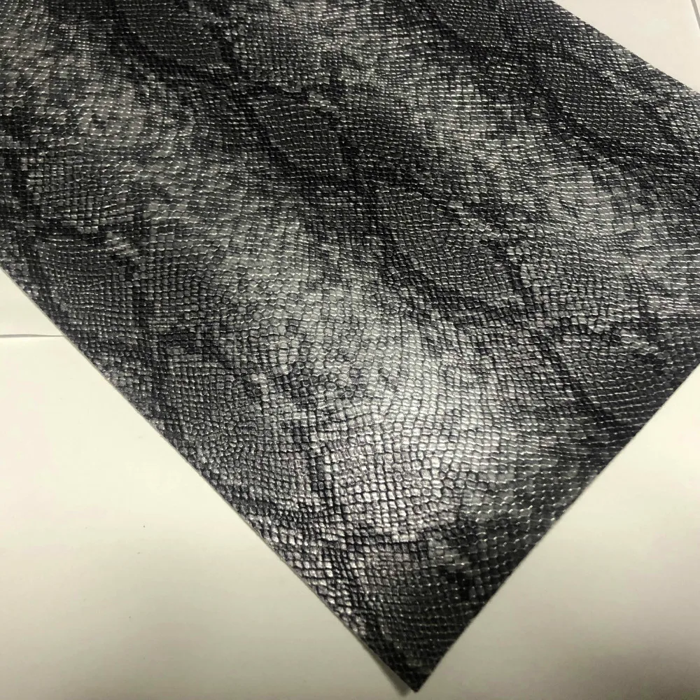 2019 double colors faux animal snake skin leather for making handbags and earrings