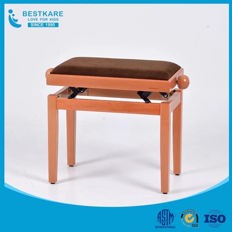 
hotsale adjustable Wooden piano bench wholesale 