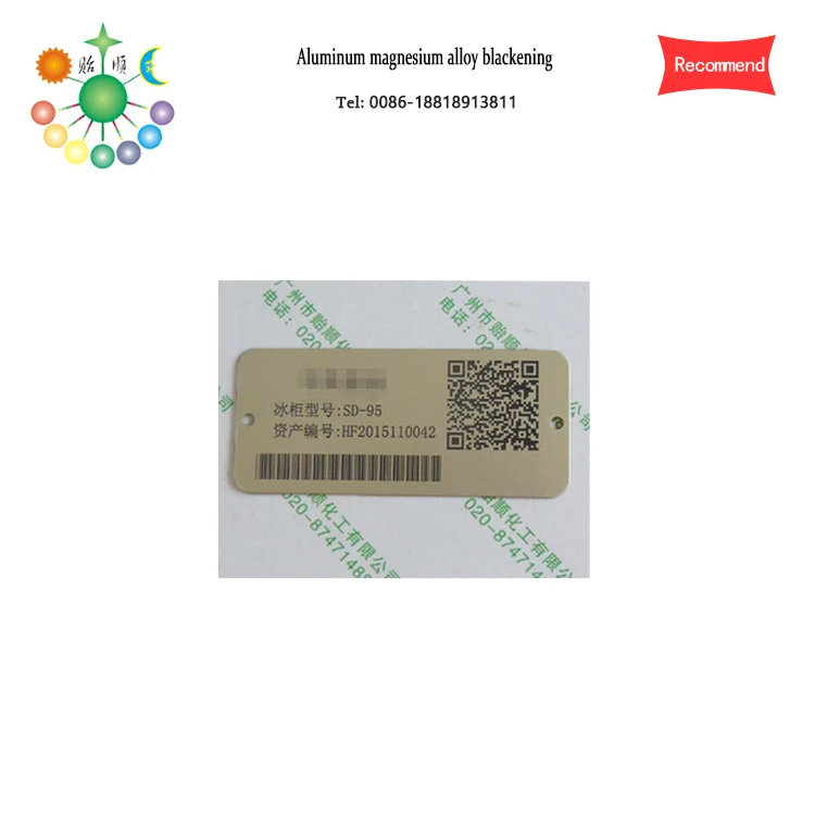 
Magnesium alloy blackening passivation agent passivation agent that make magnesium alloy become black 