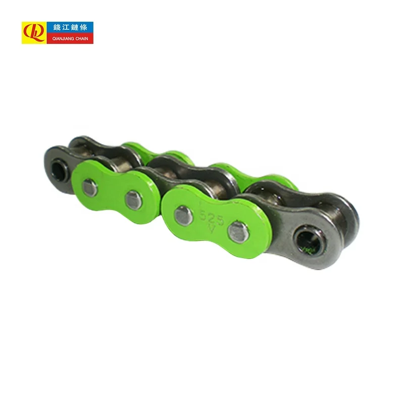 High strength 525 O-ring colored motorcycle chain 120links for racing motorcycles