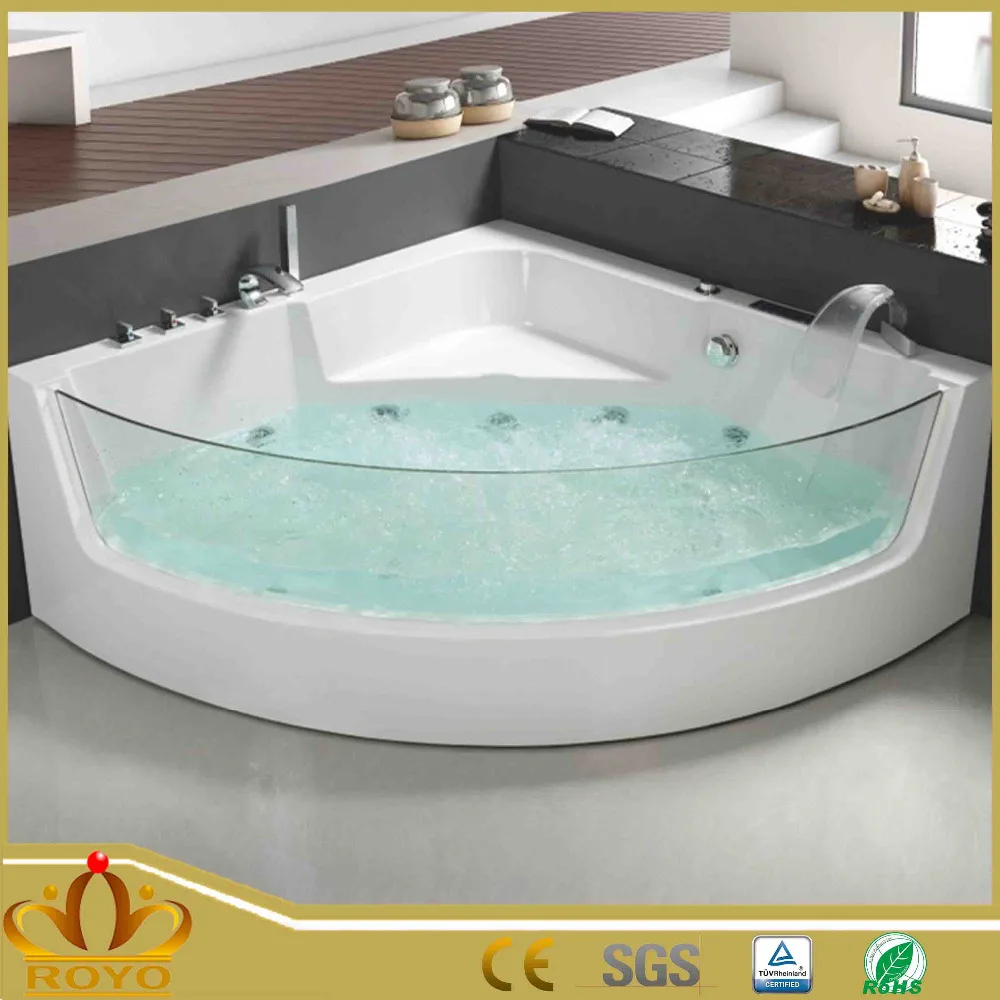 Белый gemy акриловые современный дизайн ванной джакузи массаж для дома гостиничного хозяйства