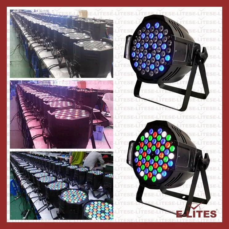 dmx rgbw 54 3w par 64 led/ LED PAR LIGHT