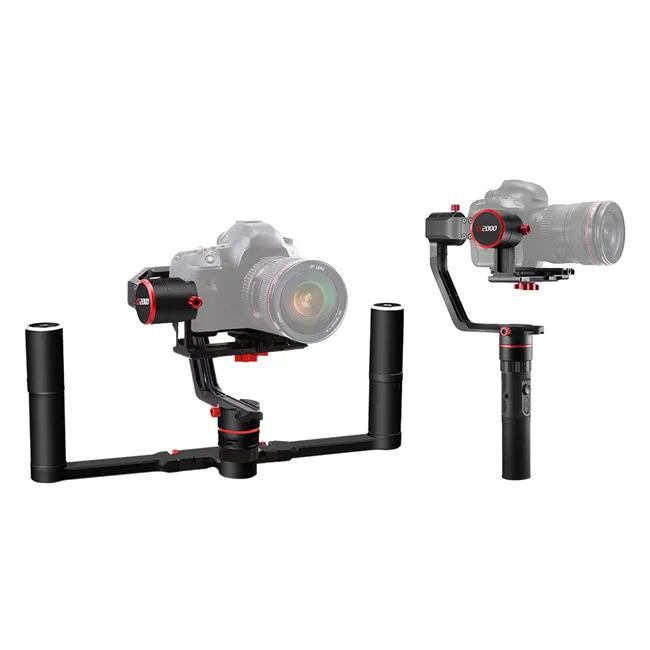 
Feiyu a2000 3-Axis handheld Dual Handle System Camera gimbal Stabilizer for 5D IV III II A7 A7R A7S 