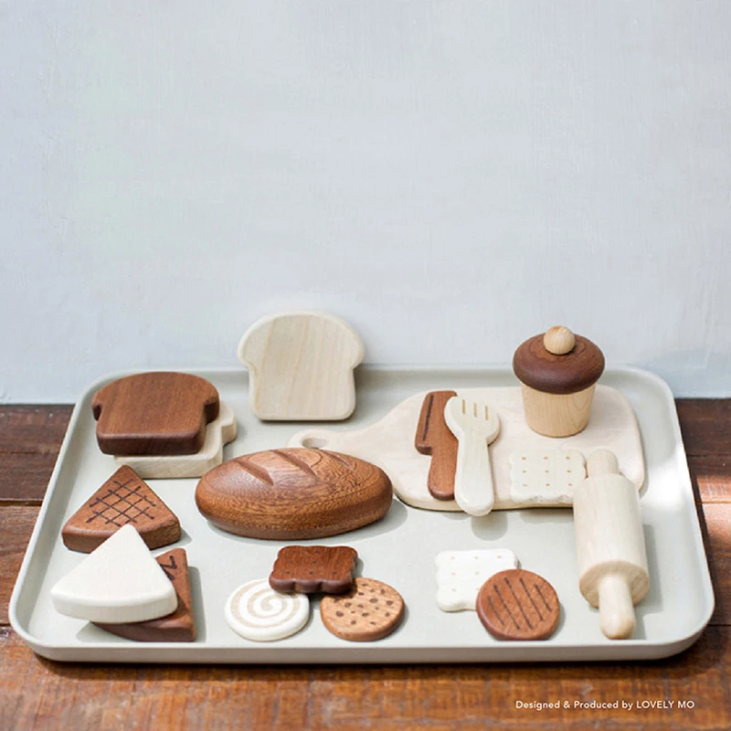 
MoXiaoXiao Wooden Playhouse Toy,Wooden Baking Toy 