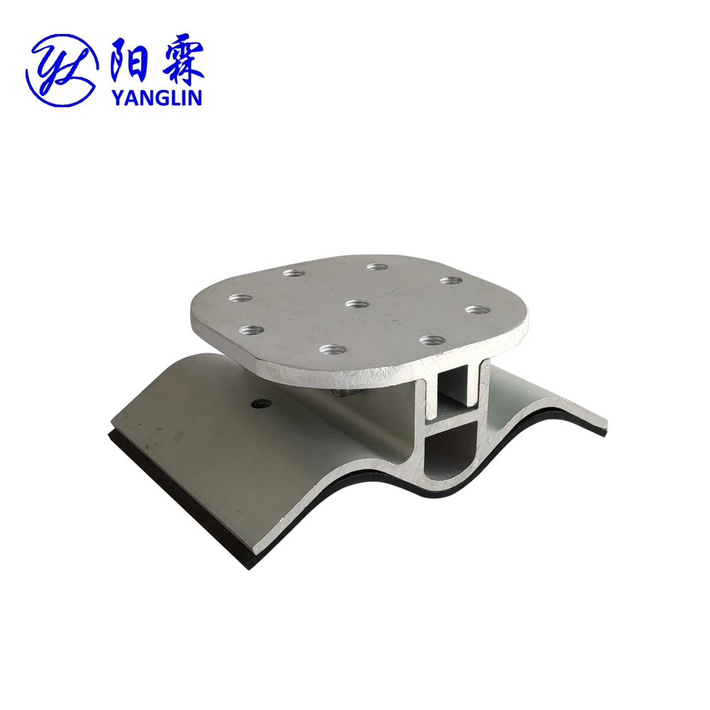 corrugated roof aluminum solar mounting seam clamp for metal roof (62000638039)