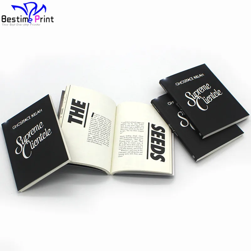 Non Toxic Ink Custom Book Printing Section Sewn Book Softback Book