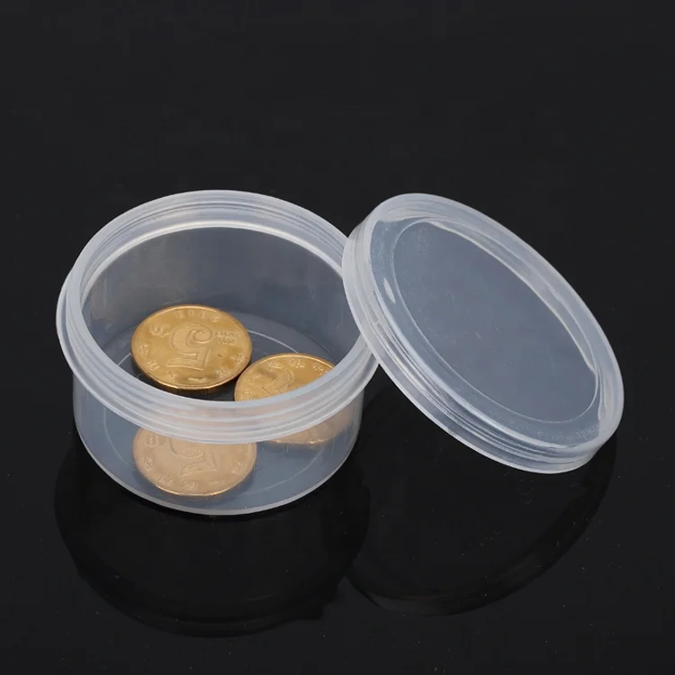 Painting Box Top Grade Eco-friendly PP Case Clear Safety Round Shape Plastic Box