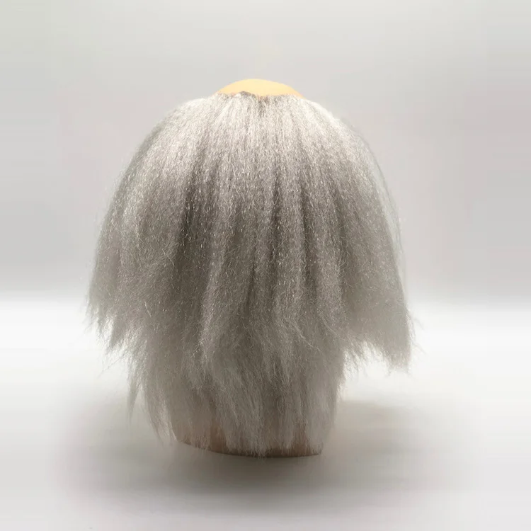 Funny play party wig synthetic bald man wig
