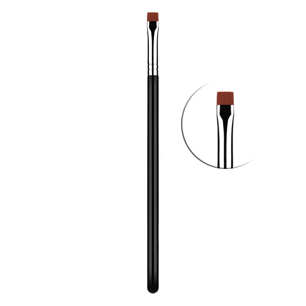 Natural Hair /Vegan Synthetic Customized Private Logo Professional Wholesale High Qualtity Oem Your Design Flat Liner Brush