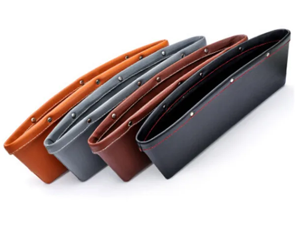 2 шт искусственная кожа поймать Caddy автокресло консоль шовный заполнитель боковой карман Автомобиль Организатором сиденья