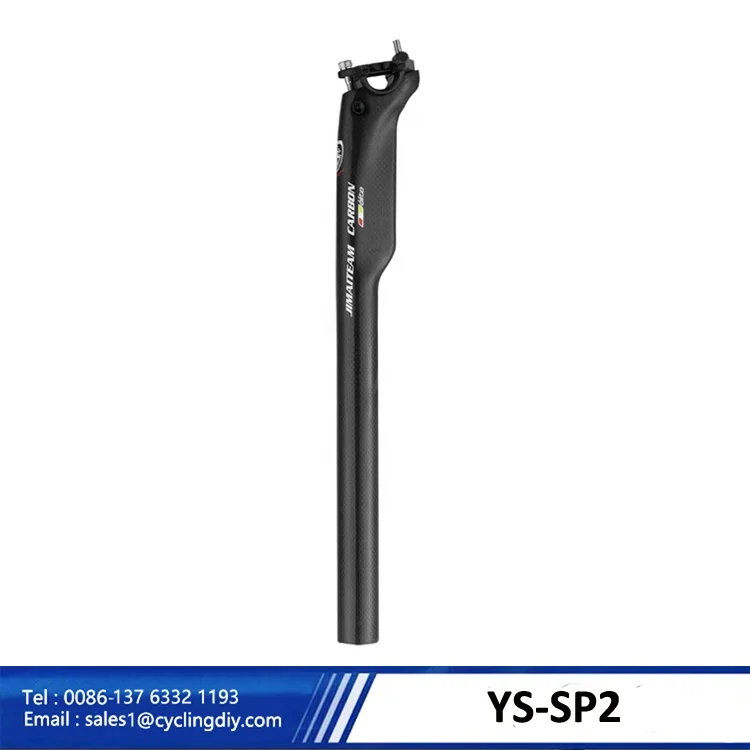 YUNGSON 27.2mm X 350mm FULL 3K CARBON FIBRE SEATPOST , road mtb etc