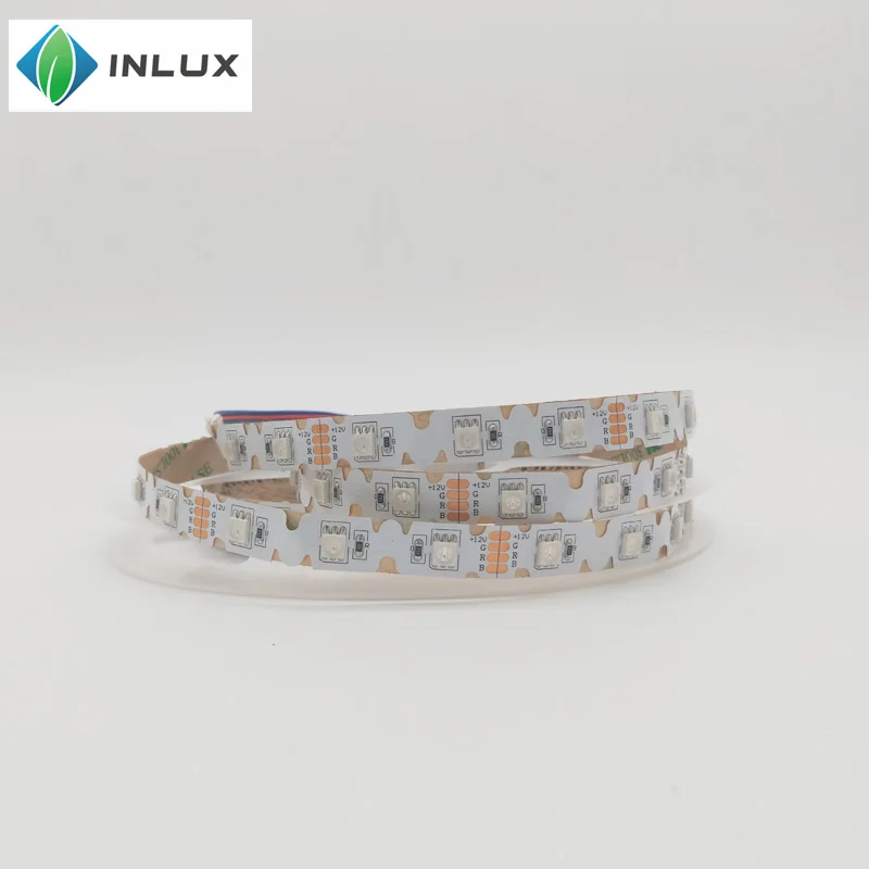 DC 12V SMD 5050 RGB RGBW RGBWW S shape 60led multicolor waterproof  CE ROHS bendable zigzag foldable led strip