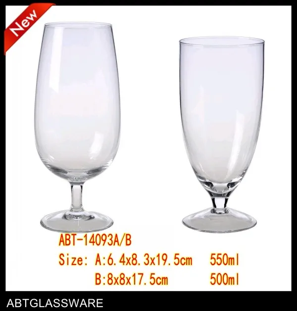 wholesale glass water goblets green beads wine glass