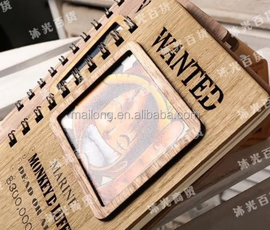 
Luffy Joe wooden book Creative home stationery wholesale gift PN5519 