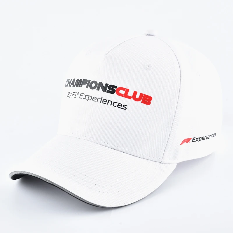 Custom F1 Hat Sports Baseball Caps Car Racing Cap Embroidered Hats Men For Curved Visor 6 Panel Black