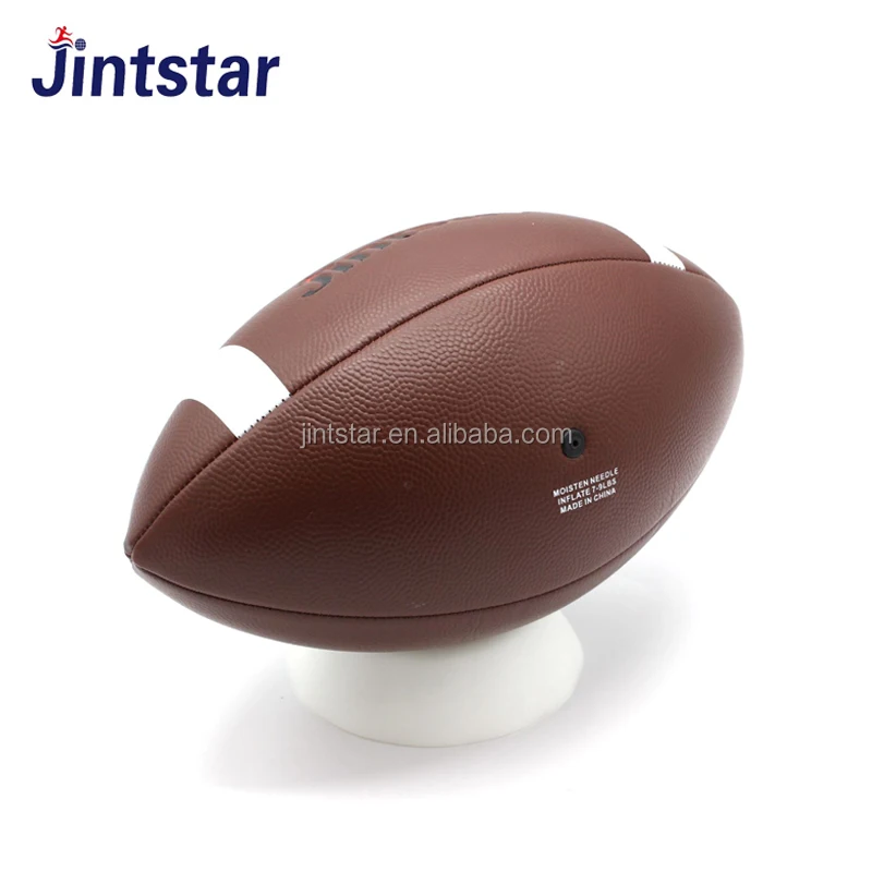 
customer logo training Rugby ball Machine sewn pu/pvc leather American football 