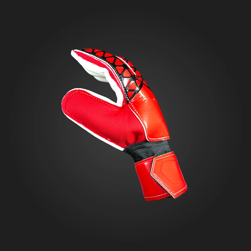 Kids Men goalie soccer gloves 3mm thicken full latex 3mm Foam professional football goalkeeper gloves 5 finger save guard