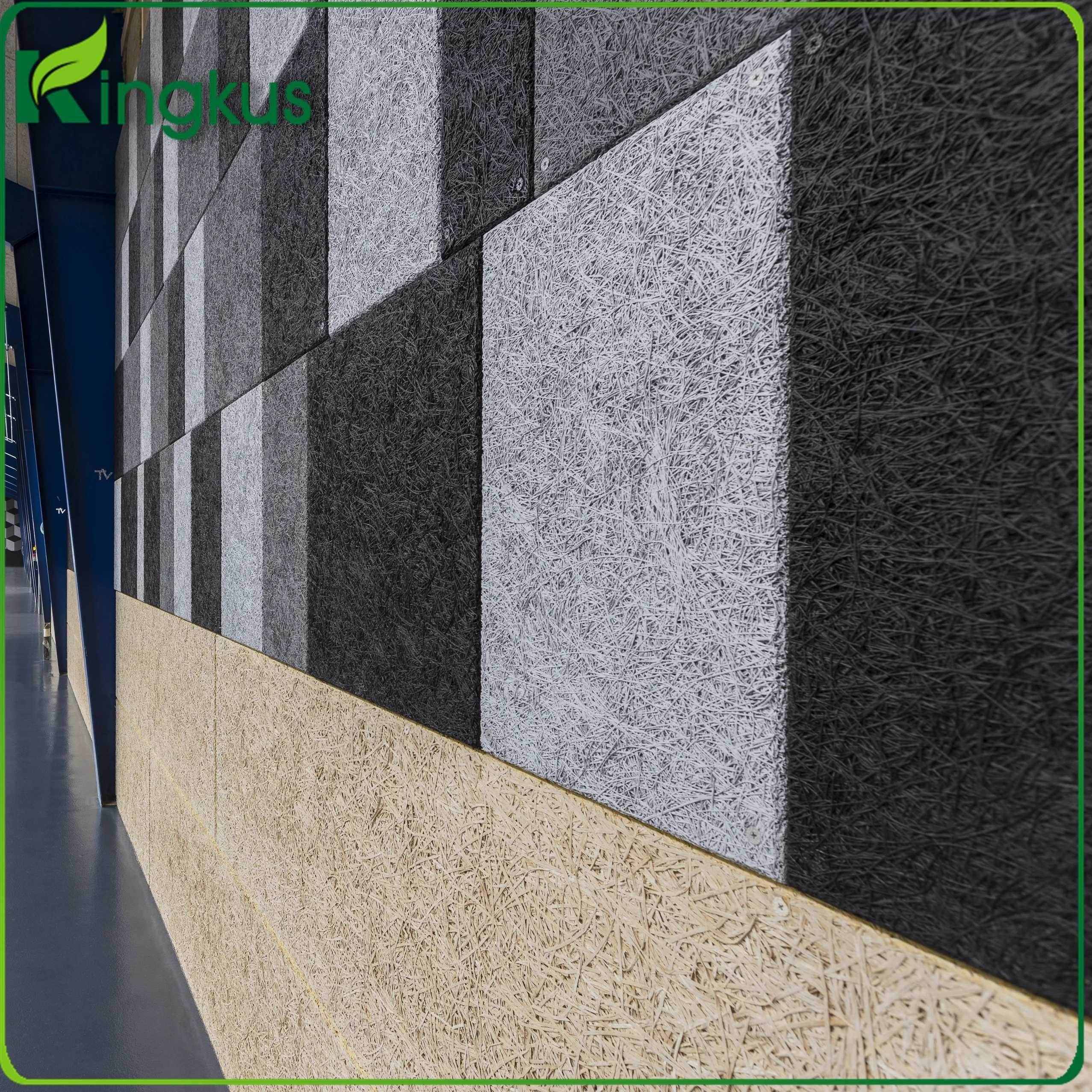 
Wood wool acoustic material for auditorium panel 