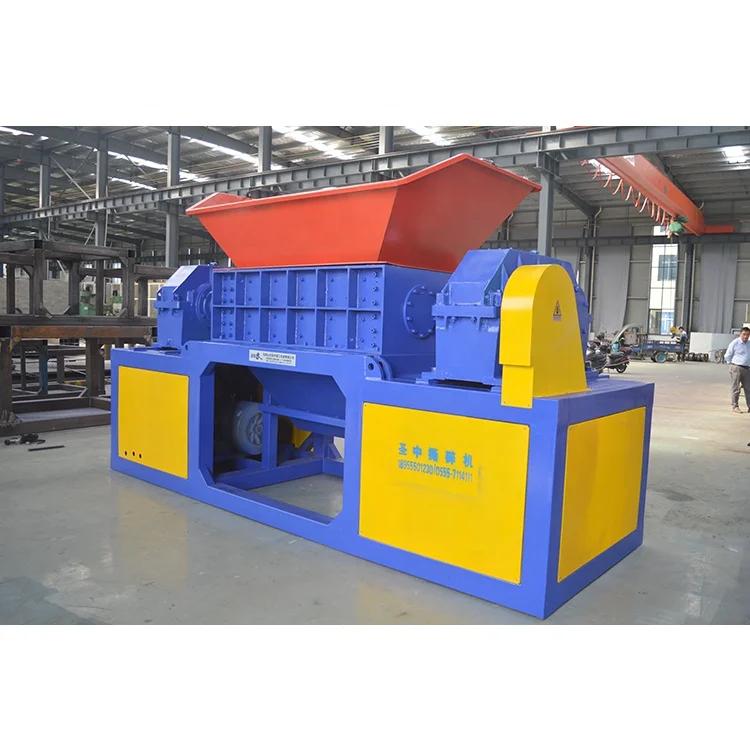 New design Waste tire shredder machine Scrap metal shredder for recycle  car tire tyre shredder grinder crusher cutting machine