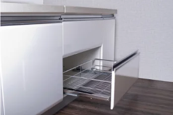 kitchen cabinet sliding wire Multi-functional pull out basket with soft close