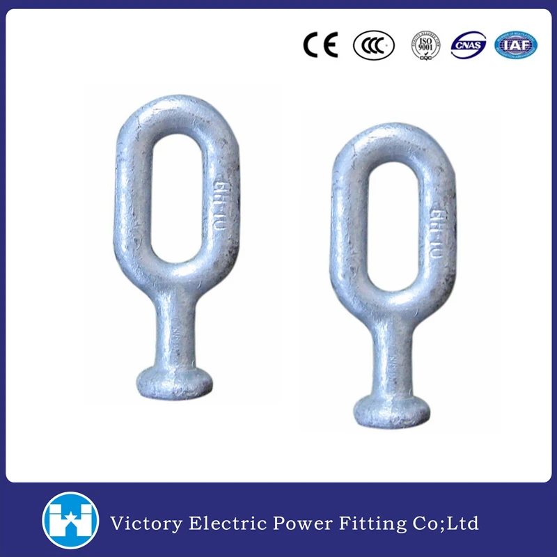 Factory Price OEM Electric Pole Line Hardware Pole Line Fittings Galvanized Parallel Ball Eye