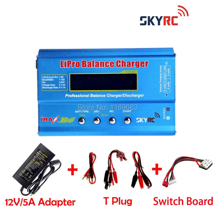 Free Shipping Original IMax B6 2s 6s 7 4v 22 2v Lipo NiMh Battery Balance Charger
